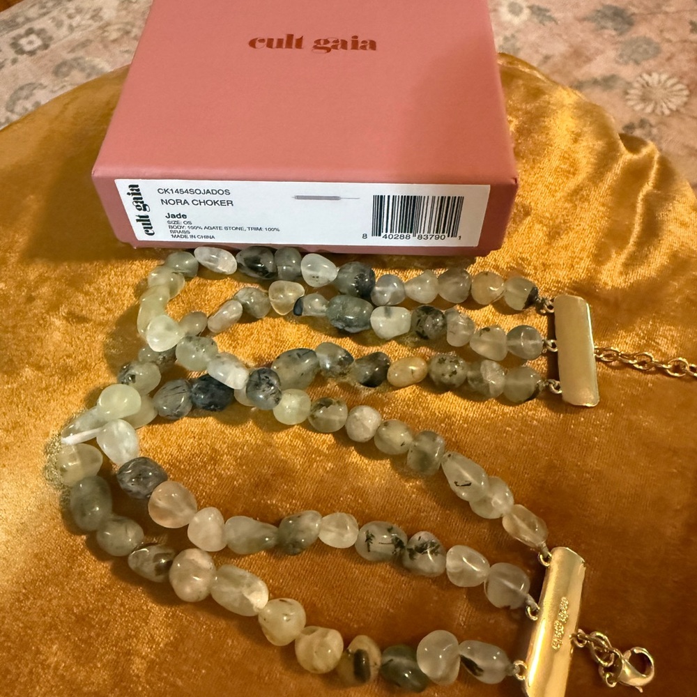 Cult Gaia Jade Multistrand Choker Necklace - Picture 5 of 6